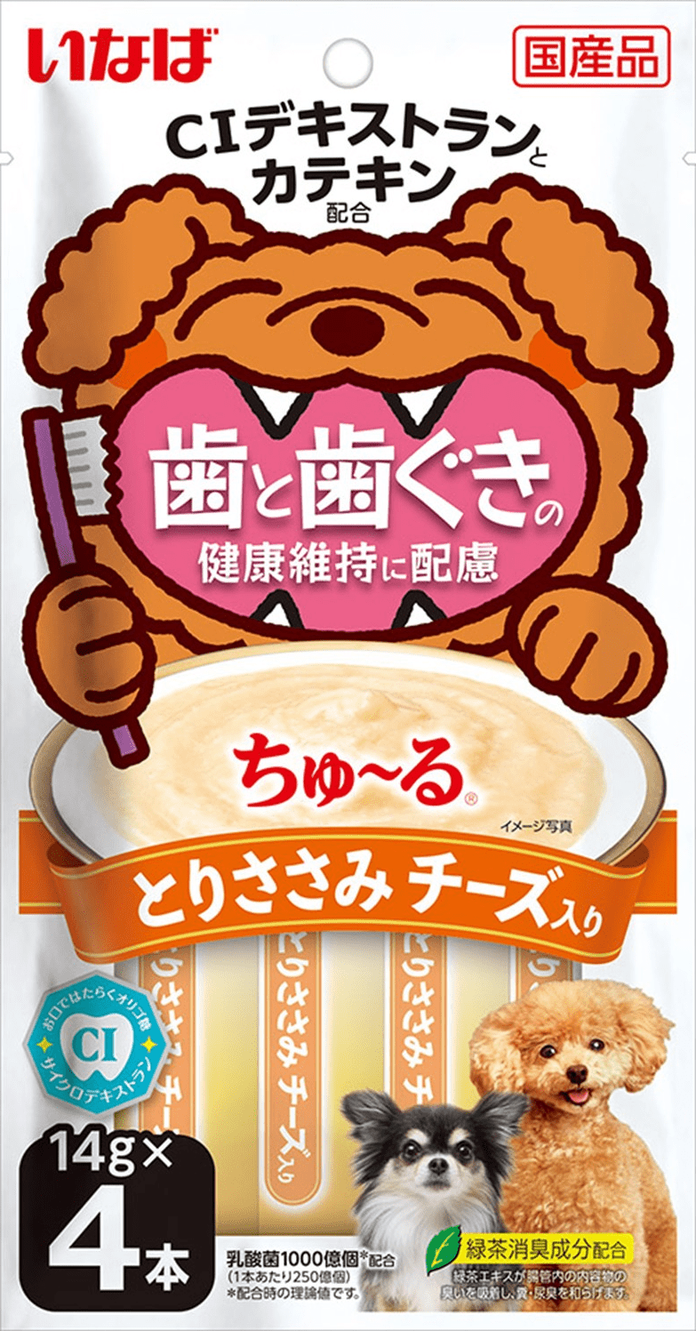 歯みがきちゅ〜る　とりささみチーズ入り