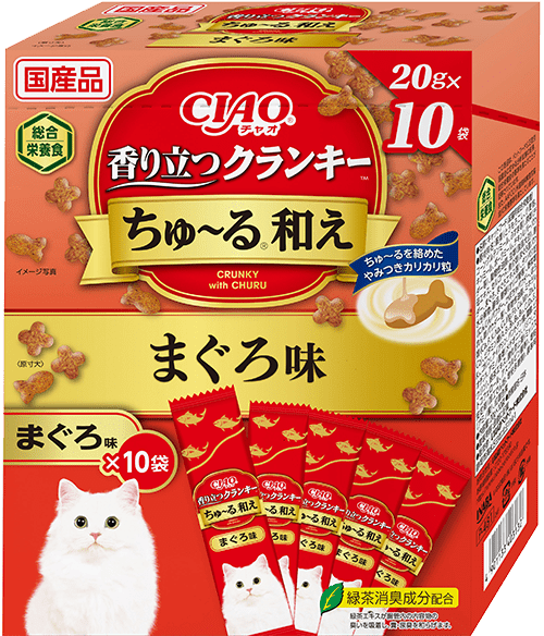 香り立つクランキーちゅ～る和え まぐろ味