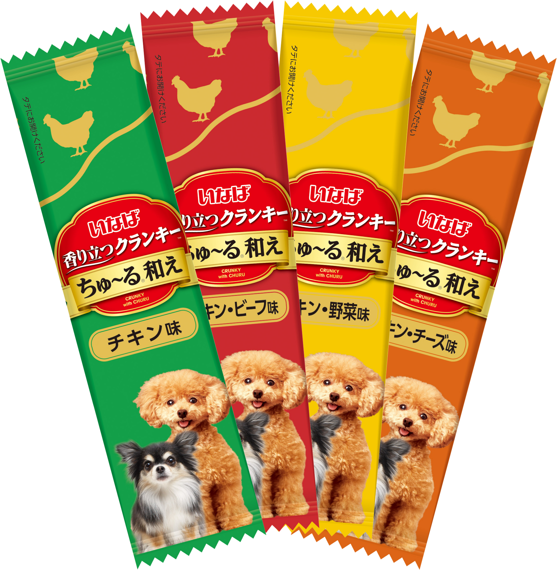 香り立つクランキーちゅ～る和え バラ