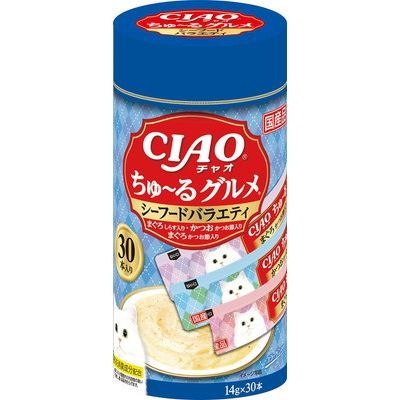 CIAO ちゅ～る 30本入り ちゅ～るグルメ シーフードバラエティ | 商品