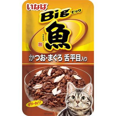 マルウオ Big かつお まぐろ 舌平目入り 商品情報 キャットフード いなばペットフード株式会社