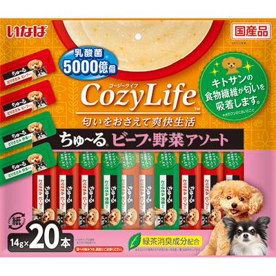 Cozy Life（コージーライフ） ちゅ～る20本入り ビーフ・野菜アソート