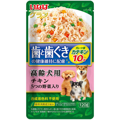 グラン 高齢犬用 チキン ５つの野菜入り 商品情報 ドッグフード いなばペットフード株式会社